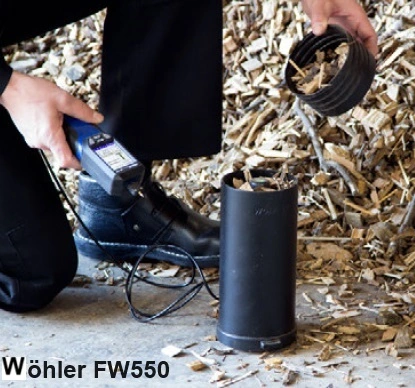 MEDIDOR HUMEDAD MADERA y PELET Wöhler FW550 gimateg